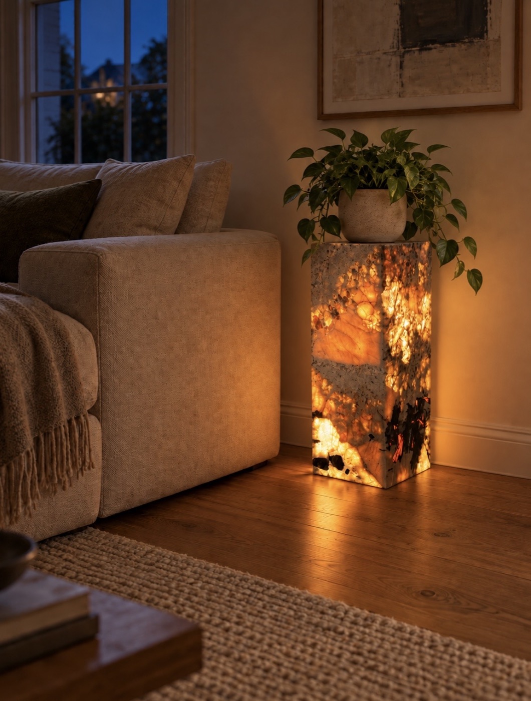 Illuminated Stone Plinth 01 — view 2