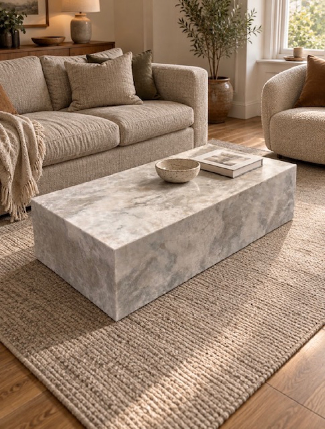 Illuminated Block Coffee Table